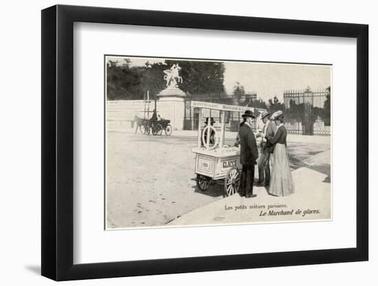 Ice Cream Seller, Paris-null-Framed Photographic Print