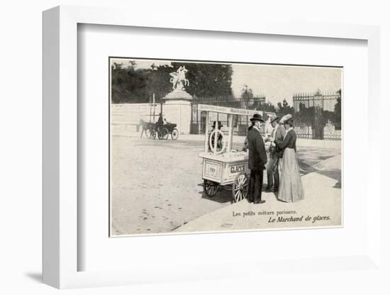 Ice Cream Seller, Paris-null-Framed Photographic Print