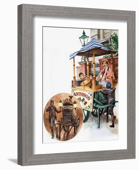 Ice-Cream Seller-Peter Jackson-Framed Giclee Print