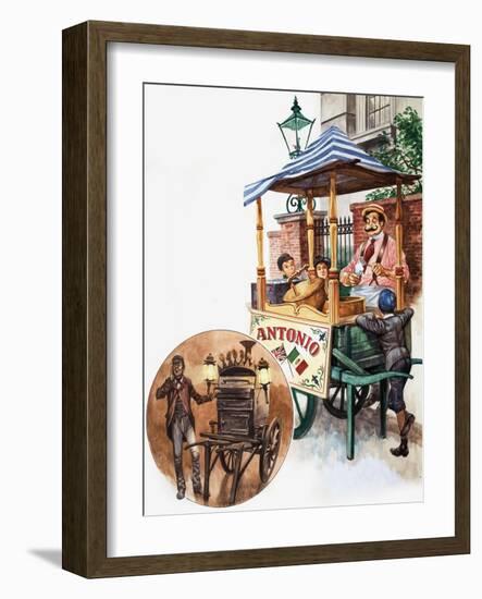 Ice-Cream Seller-Peter Jackson-Framed Giclee Print