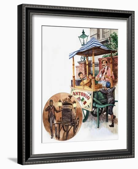 Ice-Cream Seller-Peter Jackson-Framed Giclee Print