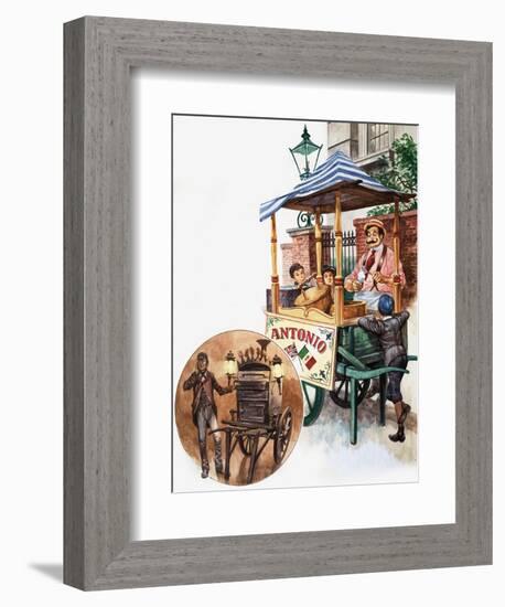 Ice-Cream Seller-Peter Jackson-Framed Giclee Print