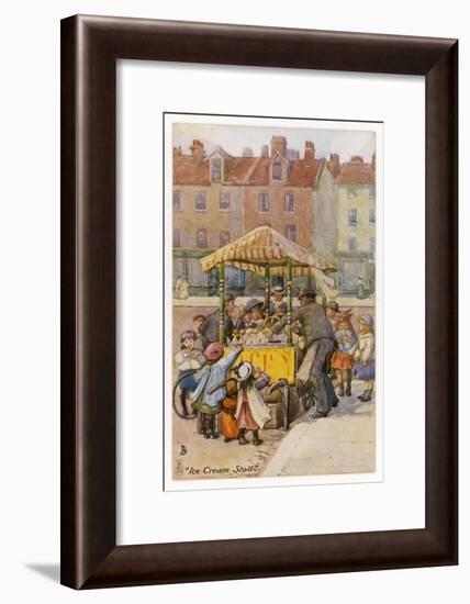 Ice Cream Stall-null-Framed Art Print