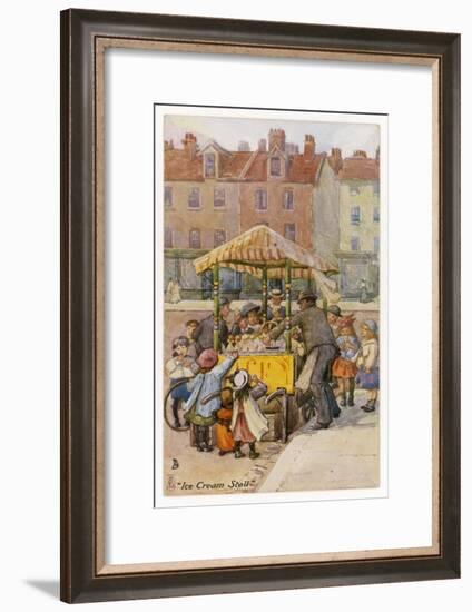 Ice Cream Stall-null-Framed Art Print