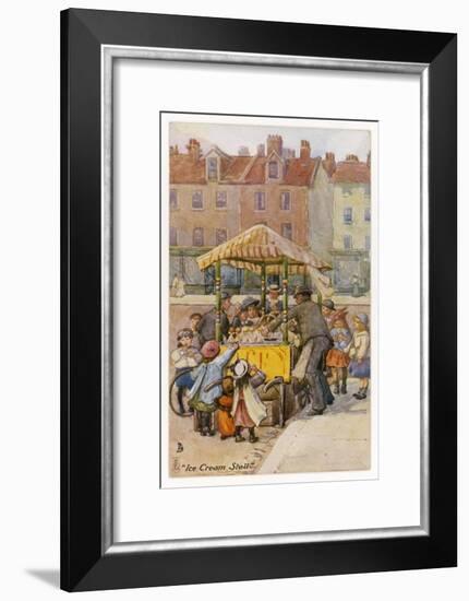 Ice Cream Stall-null-Framed Art Print