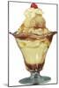 Ice Cream Sundae-null-Mounted Art Print