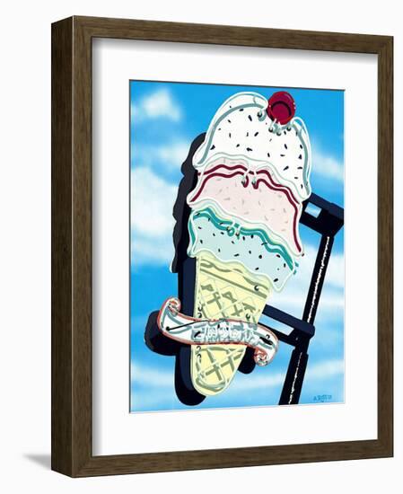 Ice Cream-Anthony Ross-Framed Art Print