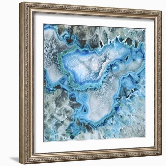 Ice Crystal Geode-GI ArtLab-Framed Giclee Print