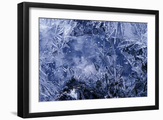 Ice Crystals-Dr. Keith Wheeler-Framed Photographic Print