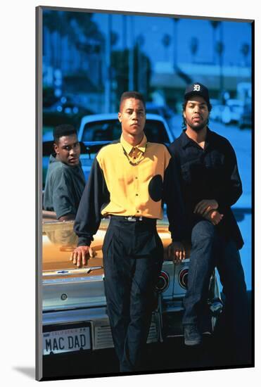 ICE CUBE; CUBA GOODING JR.. "BOYZ N THE HOOD: INCREASE THE PEACE" [1991] (BOYZ N THE HOOD), dire...-null-Mounted Photographic Print