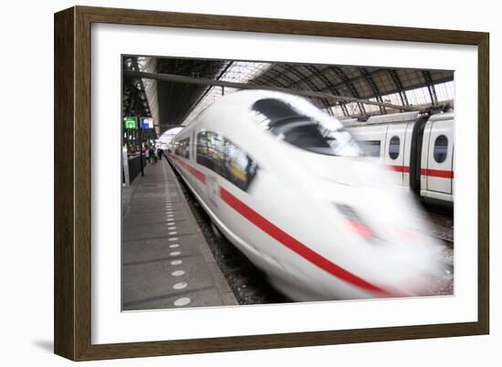 ICE Express Train-Chris Martin-Bahr-Framed Photographic Print