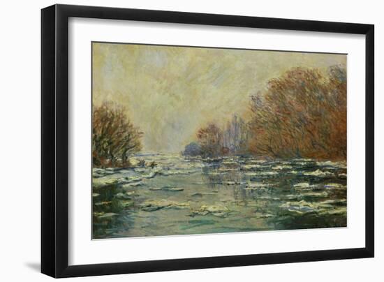 Ice Floes Near Vetheuil (Le Debacle Pres De Vetheuil), 1880-Claude Monet-Framed Giclee Print