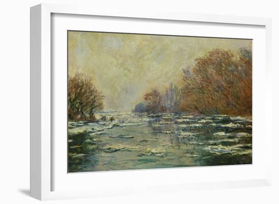 Ice Floes Near Vetheuil (Le Debacle Pres De Vetheuil), 1880-Claude Monet-Framed Giclee Print