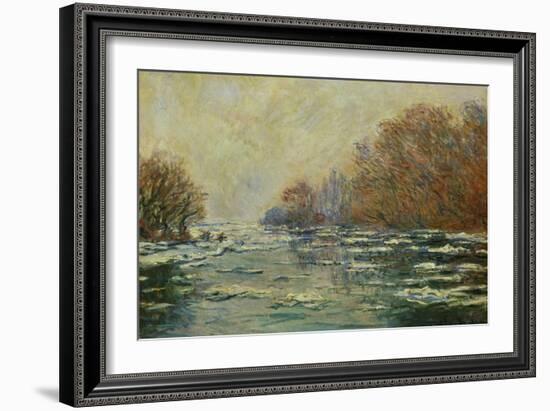 Ice Floes Near Vetheuil (Le Debacle Pres De Vetheuil), 1880-Claude Monet-Framed Giclee Print