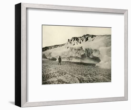 'Ice Flowers on Newly Formed Sea Ice Early in the Winter', c1908, (1909)-Unknown-Framed Photographic Print