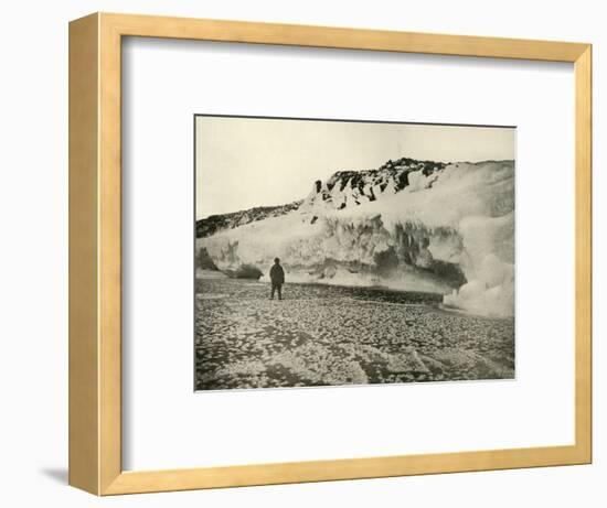 'Ice Flowers on Newly Formed Sea Ice Early in the Winter', c1908, (1909)-Unknown-Framed Photographic Print