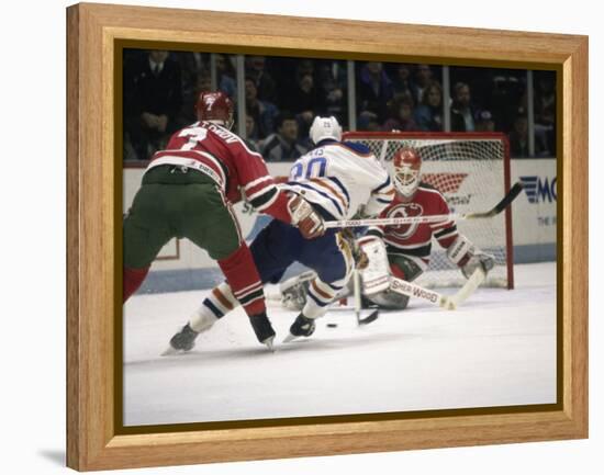 Ice Hockey East Rutherford, New Jersey, USA-null-Framed Premier Image Canvas