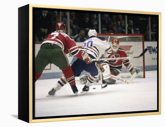 Ice Hockey East Rutherford, New Jersey, USA-null-Framed Premier Image Canvas