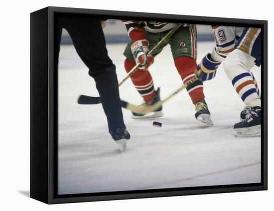 Ice Hockey East Rutherford, New Jersey, USA-null-Framed Premier Image Canvas