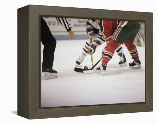 Ice Hockey East Rutherford, New Jersey, USA-null-Framed Premier Image Canvas