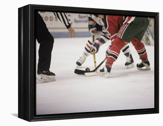 Ice Hockey East Rutherford, New Jersey, USA-null-Framed Premier Image Canvas