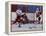 Ice Hockey Game Action-null-Framed Premier Image Canvas