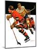 "Ice Hockey Match,"January 18, 1936-Maurice Bower-Mounted Giclee Print