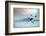 Ice Hockey Player on the Ice, Outdoor.-Andrey Yurlov-Framed Photographic Print