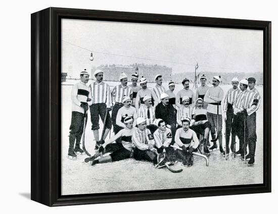 Ice-Hockey Team in St Petersburg, 1900s-Karl Karlovich Bulla-Framed Premier Image Canvas