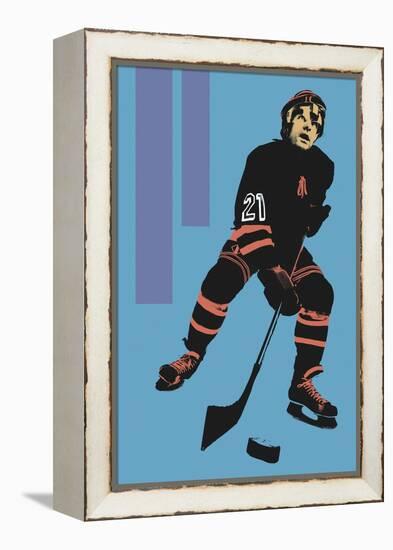 Ice hockey-null-Framed Premier Image Canvas