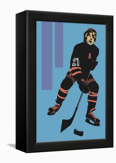 Ice hockey-null-Framed Premier Image Canvas