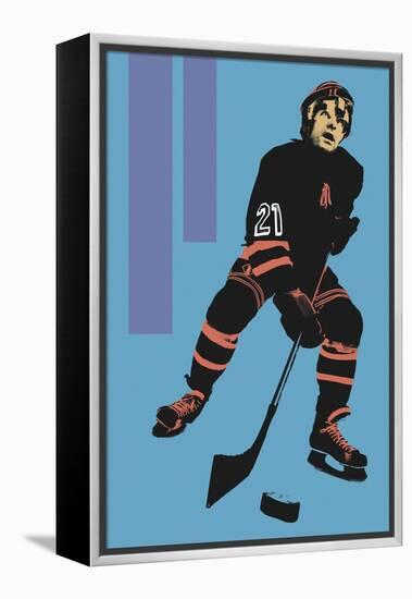 Ice hockey-null-Framed Premier Image Canvas