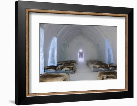 Ice Hotel Church, Jukkasjarvi, Northern Sweden-Peter Adams-Framed Photographic Print