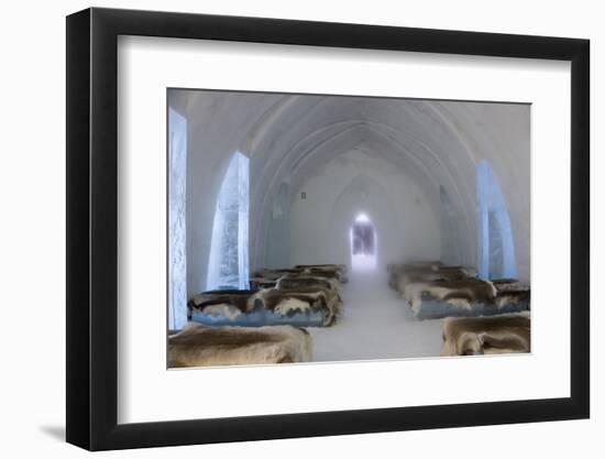 Ice Hotel Church, Jukkasjarvi, Northern Sweden-Peter Adams-Framed Photographic Print