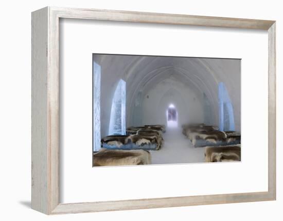 Ice Hotel Church, Jukkasjarvi, Northern Sweden-Peter Adams-Framed Photographic Print