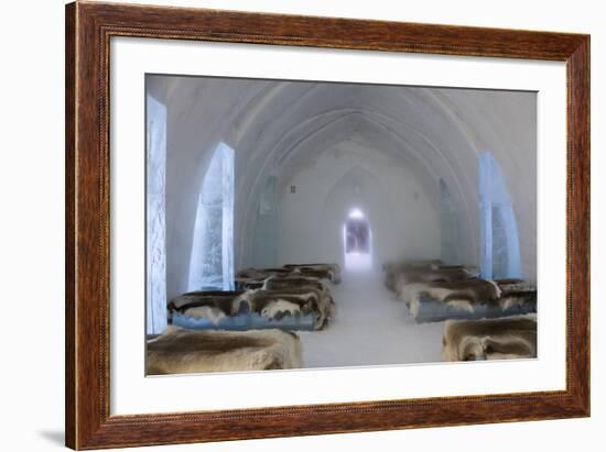 Ice Hotel Church, Jukkasjarvi, Northern Sweden-Peter Adams-Framed Photographic Print