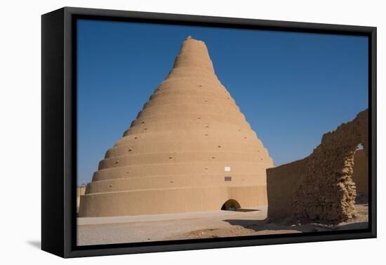 Ice house for preserving ice, Arbukuh, near Yazd, Iran, Middle East-James Strachan-Framed Premier Image Canvas