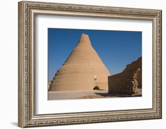 Ice house for preserving ice, Arbukuh, near Yazd, Iran, Middle East-James Strachan-Framed Photographic Print