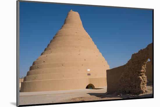 Ice house for preserving ice, Arbukuh, near Yazd, Iran, Middle East-James Strachan-Mounted Photographic Print