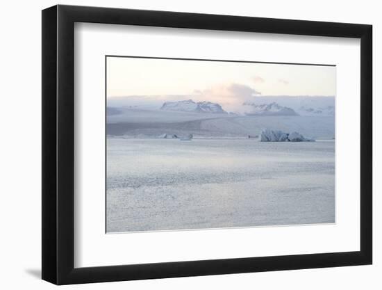 Ice, Icebergs, Glacier Lagoon, Jškulsarlon, South Iceland-Julia Wellner-Framed Photographic Print