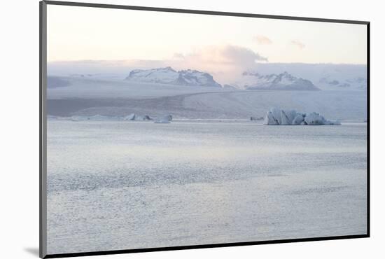 Ice, Icebergs, Glacier Lagoon, Jškulsarlon, South Iceland-Julia Wellner-Mounted Photographic Print