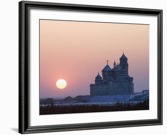 Ice Lantern Festival, Harbin, Heilongjiang Province, Northeast China, China-Kober Christian-Framed Photographic Print