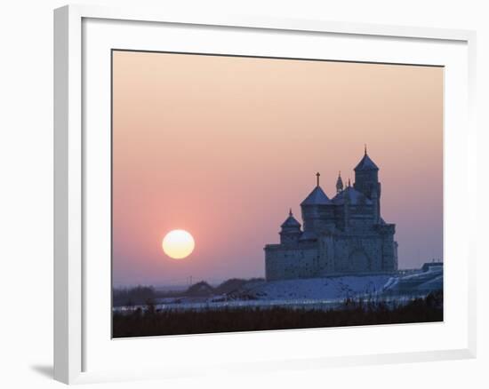 Ice Lantern Festival, Harbin, Heilongjiang Province, Northeast China, China-Kober Christian-Framed Photographic Print