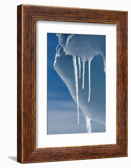 Ice Melting in the High Arctic Sun in Spring, Nunavut, Canada, North America-Louise Murray-Framed Photographic Print