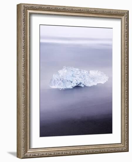 Ice on Jokulsa Beach, Iceland-Nadia Isakova-Framed Photographic Print