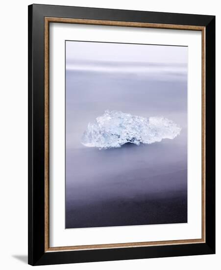 Ice on Jokulsa Beach, Iceland-Nadia Isakova-Framed Photographic Print