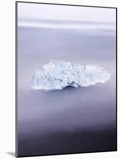 Ice on Jokulsa Beach, Iceland-Nadia Isakova-Mounted Photographic Print