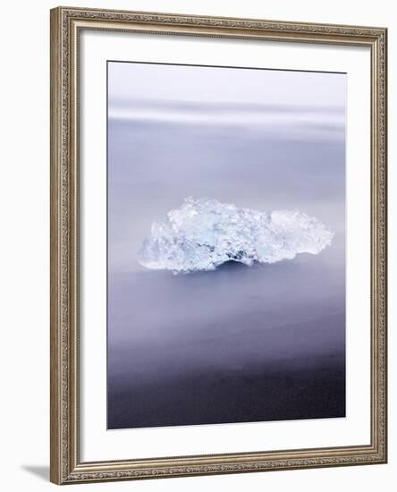 Ice on Jokulsa Beach, Iceland-Nadia Isakova-Framed Photographic Print