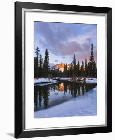 Ice on the Bend-Michael Blanchette Photography-Framed Giclee Print