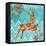 Ice Reindeer Dance I-Paul Brent-Framed Stretched Canvas